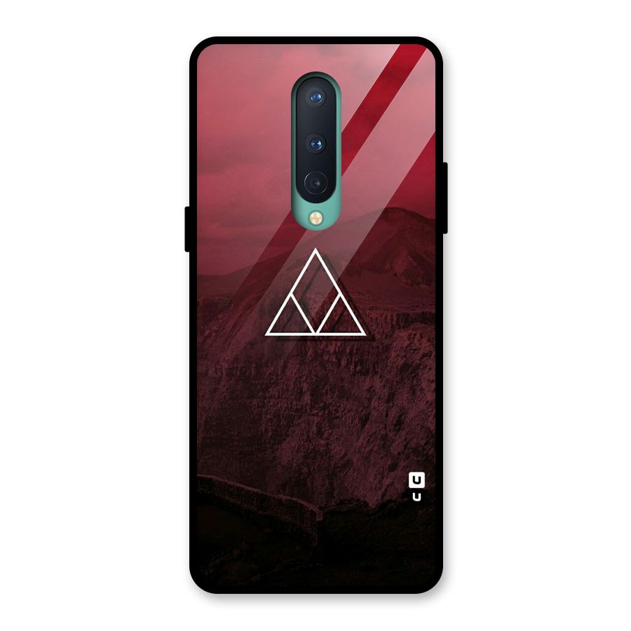 Red Hills Glass Back Case for OnePlus 8