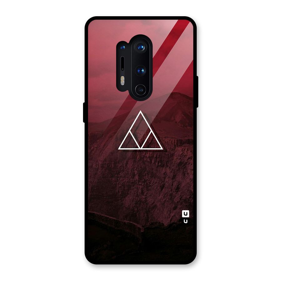 Red Hills Glass Back Case for OnePlus 8 Pro