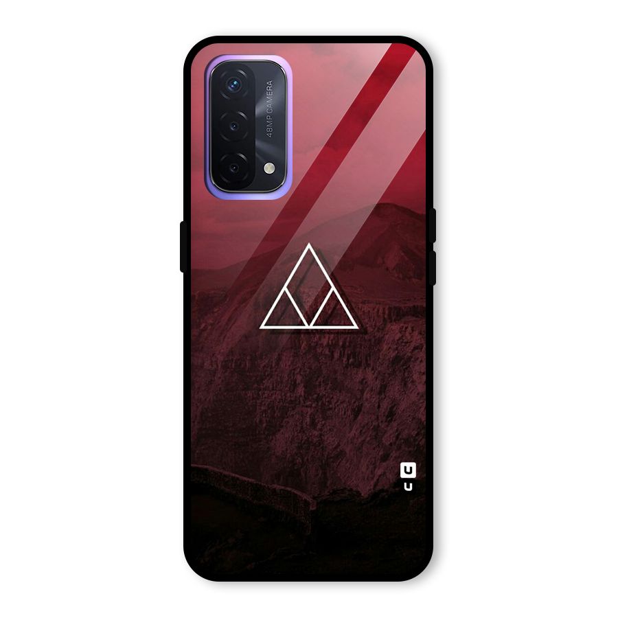 Red Hills Glass Back Case for Oppo A74 5G