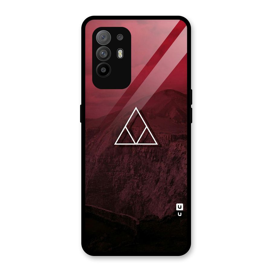 Red Hills Glass Back Case for Oppo F19 Pro Plus 5G