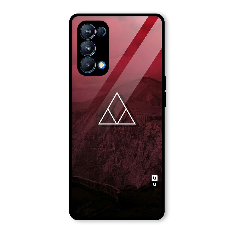 Red Hills Glass Back Case for Oppo Reno5 Pro 5G