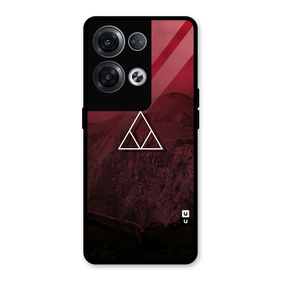 Red Hills Glass Back Case for Oppo Reno8 Pro 5G