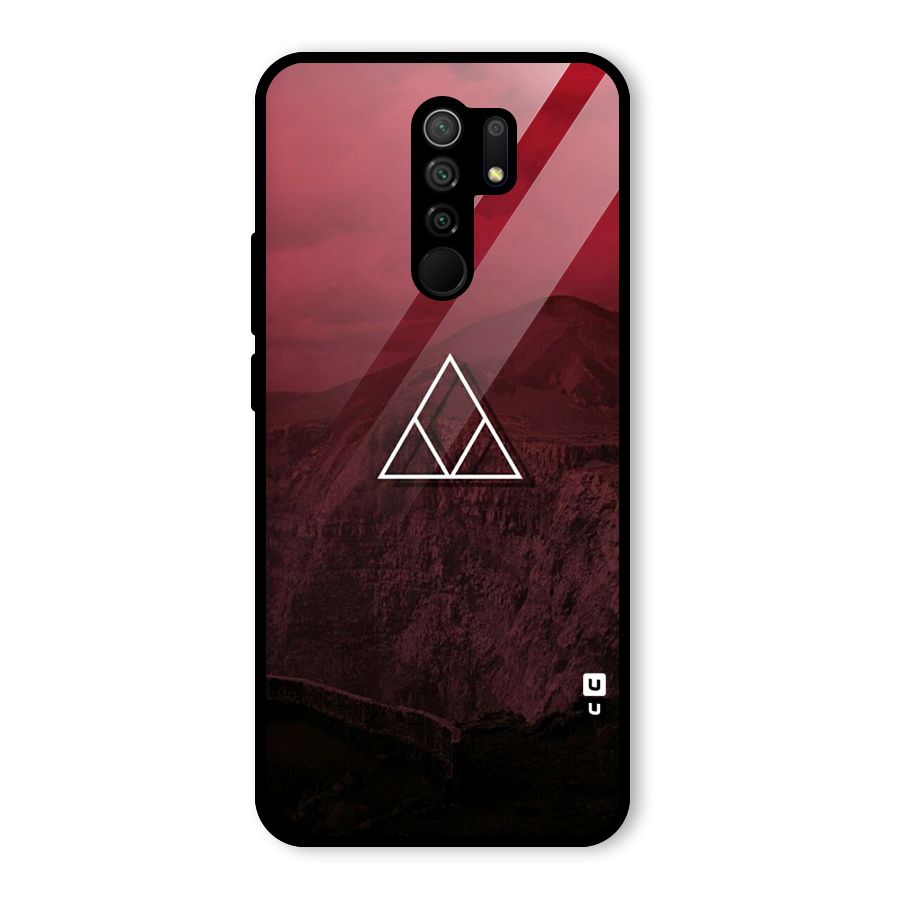 Red Hills Glass Back Case for Poco M2