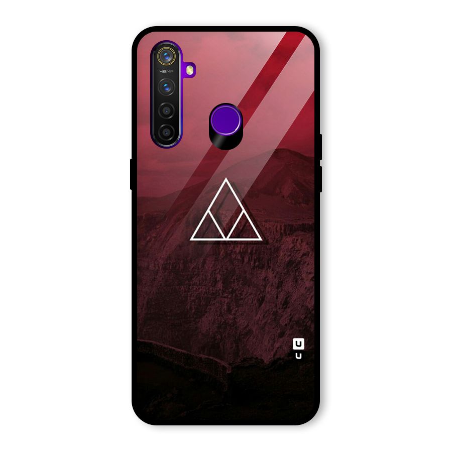 Red Hills Glass Back Case for Realme 5 Pro