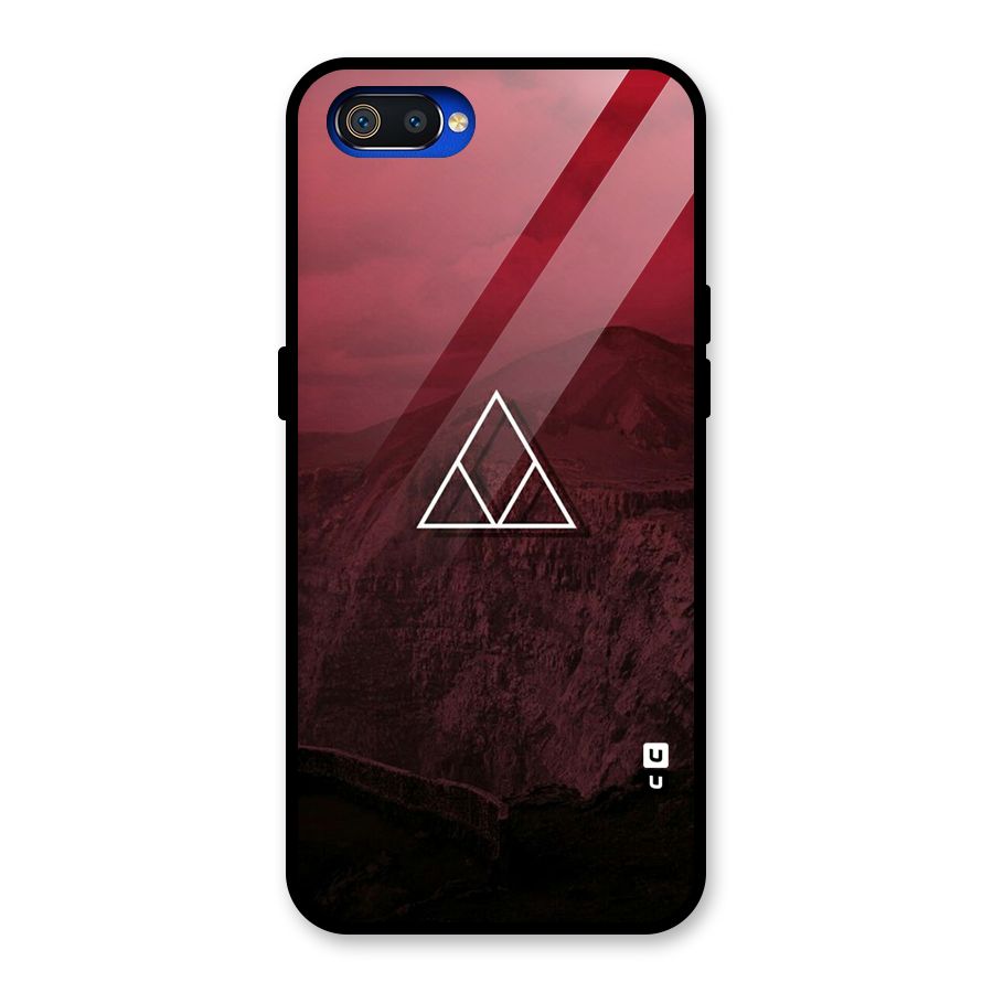Red Hills Glass Back Case for Realme C2