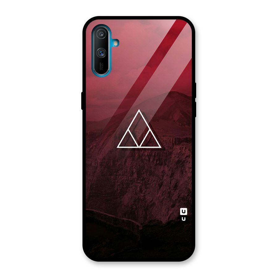 Red Hills Glass Back Case for Realme C3