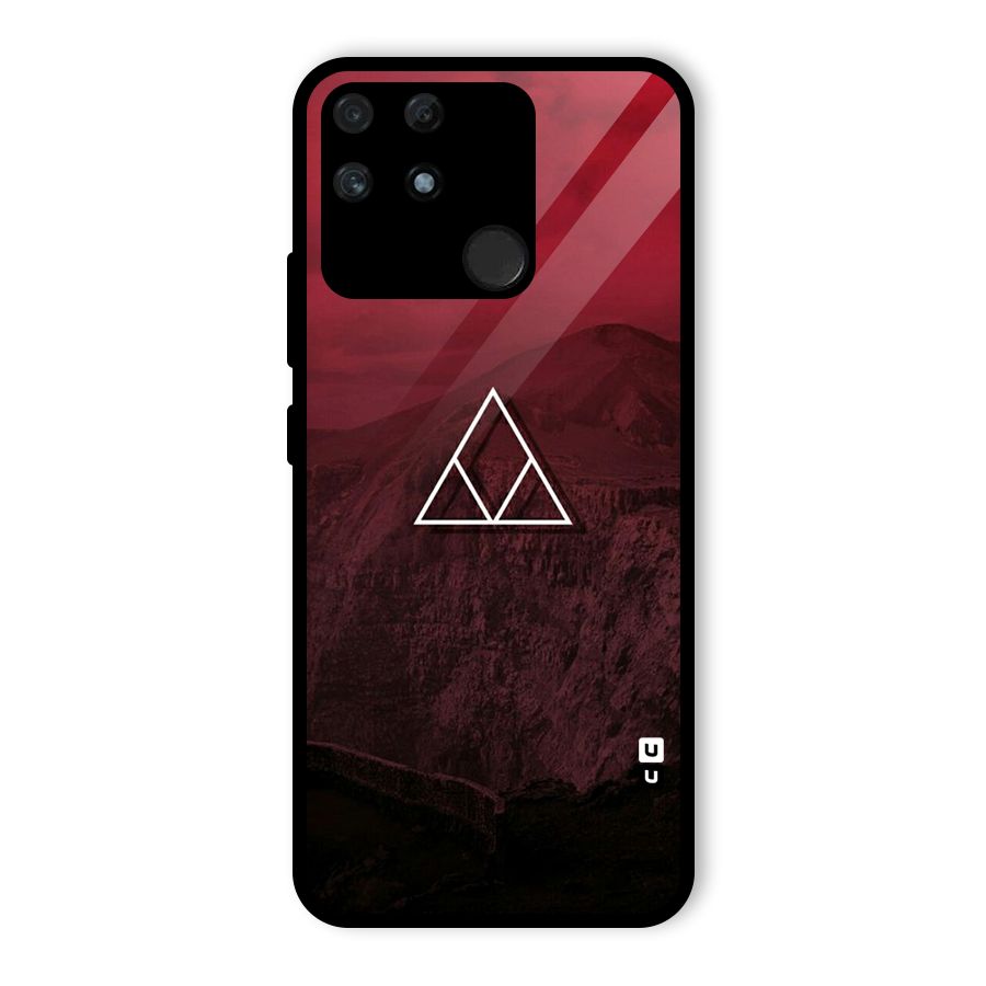 Red Hills Glass Back Case for Realme Narzo 50A
