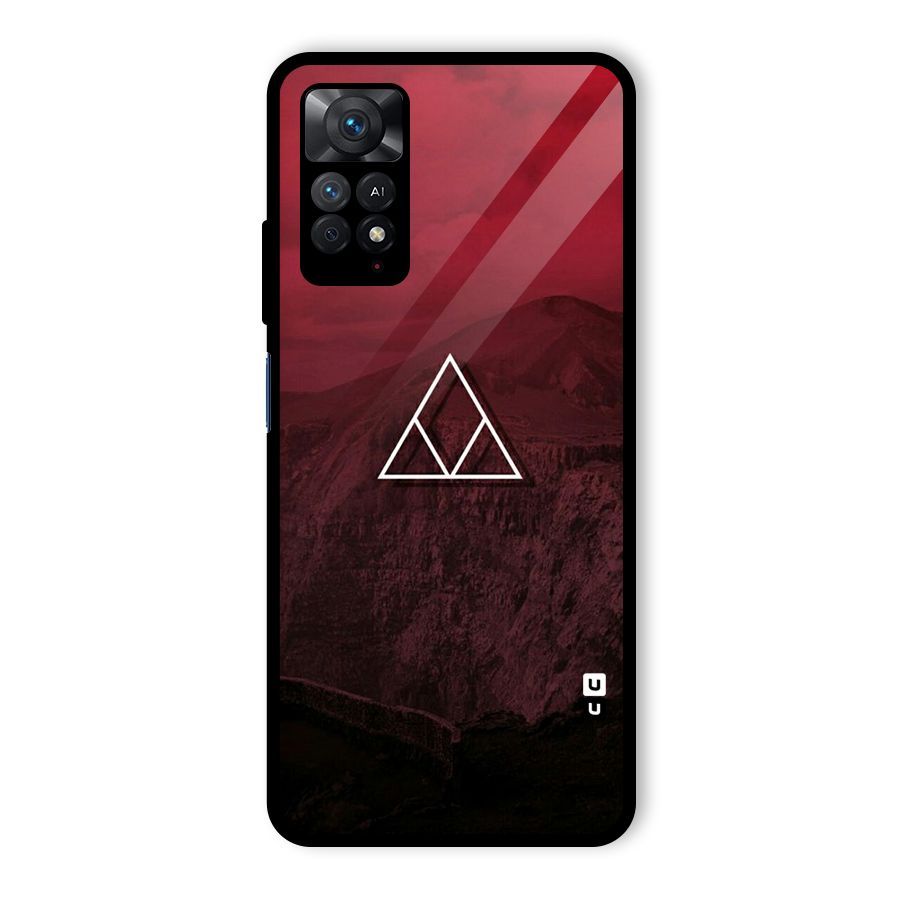 Red Hills Glass Back Case for Redmi Note 11 Pro