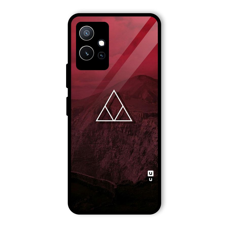 Red Hills Glass Back Case for Vivo T1 5G