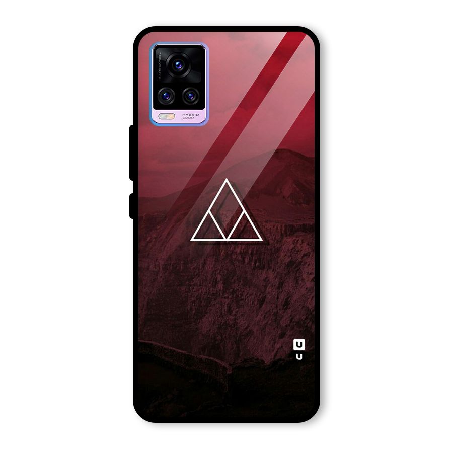 Red Hills Glass Back Case for Vivo V20 Pro