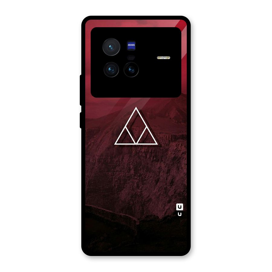 Red Hills Glass Back Case for Vivo X80