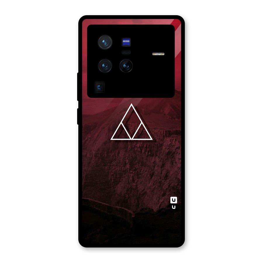 Red Hills Glass Back Case for Vivo X80 Pro