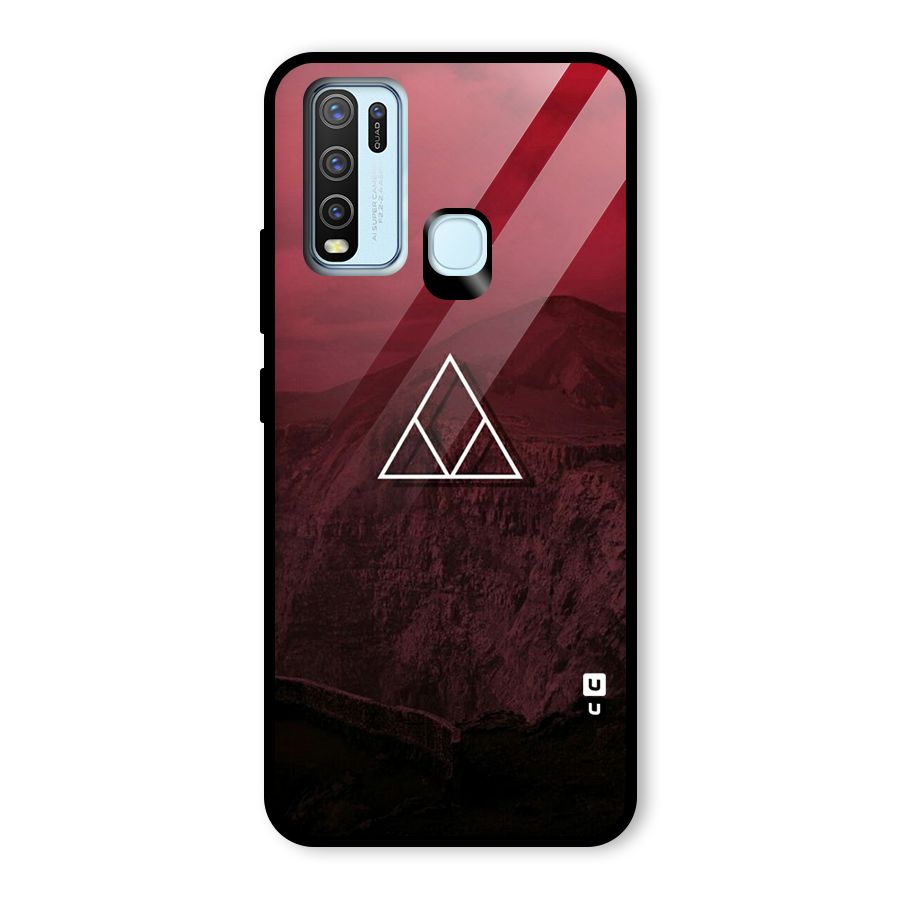 Red Hills Glass Back Case for Vivo Y30