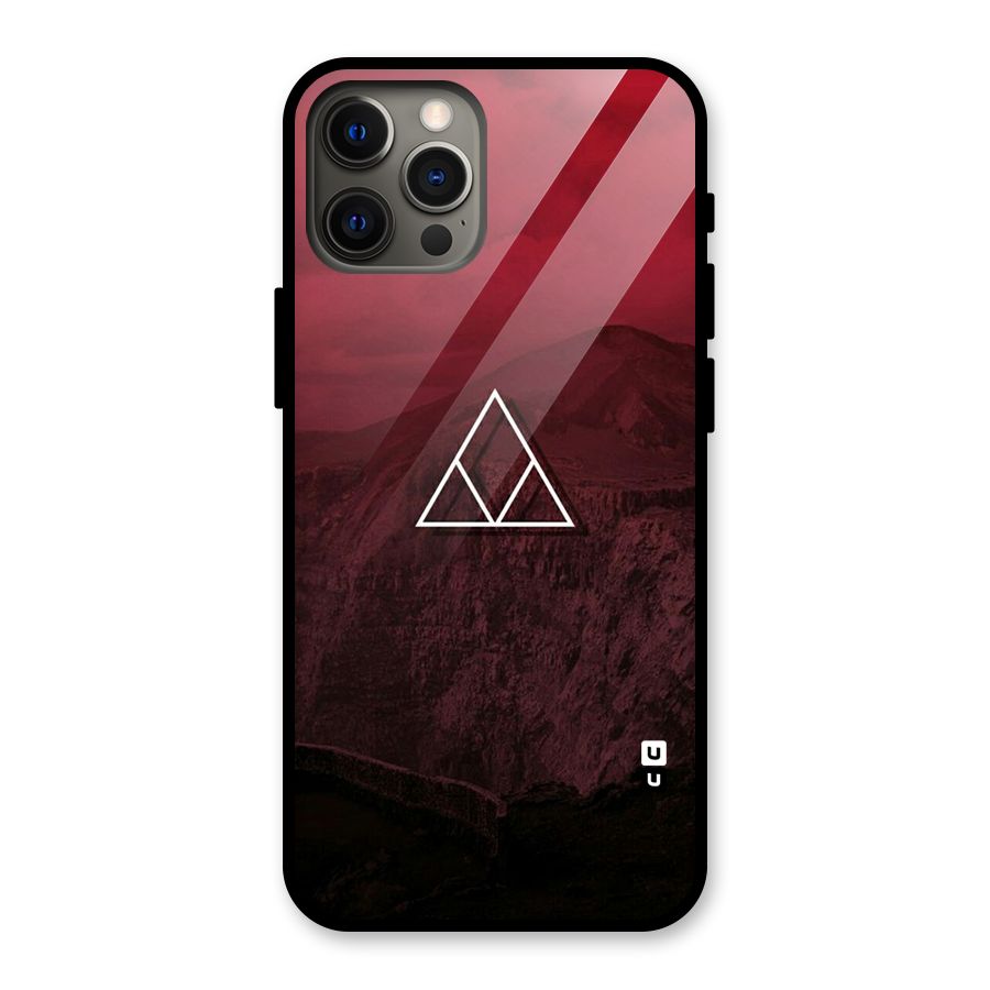 Red Hills Glass Back Case for iPhone 12 Pro Max