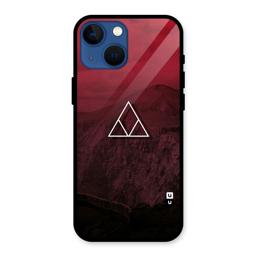 Red Hills Glass Back Case for iPhone 13 Mini