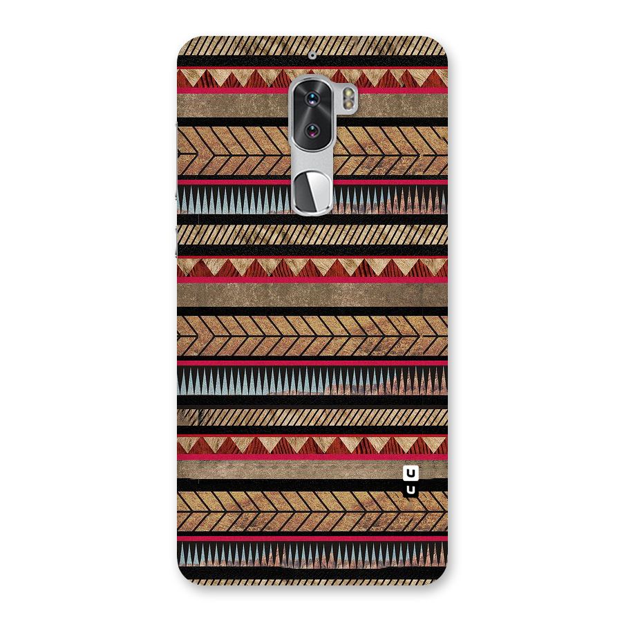 Red Indie Pattern Back Case for Coolpad Cool 1