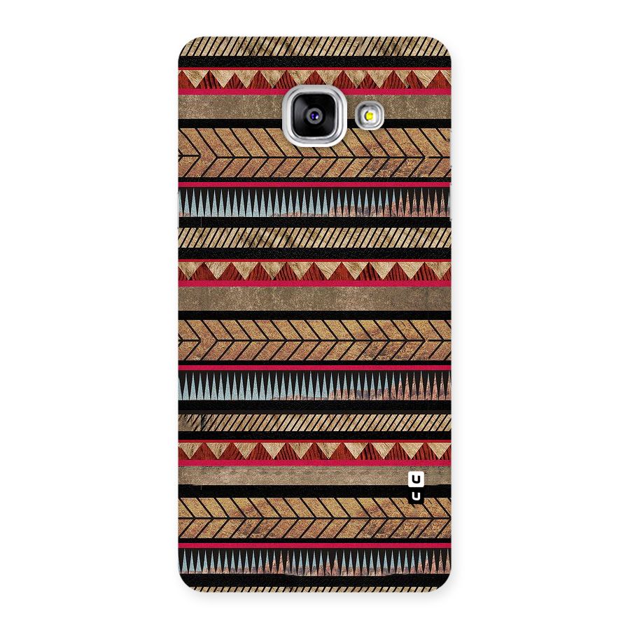 Red Indie Pattern Back Case for Galaxy A5 2016