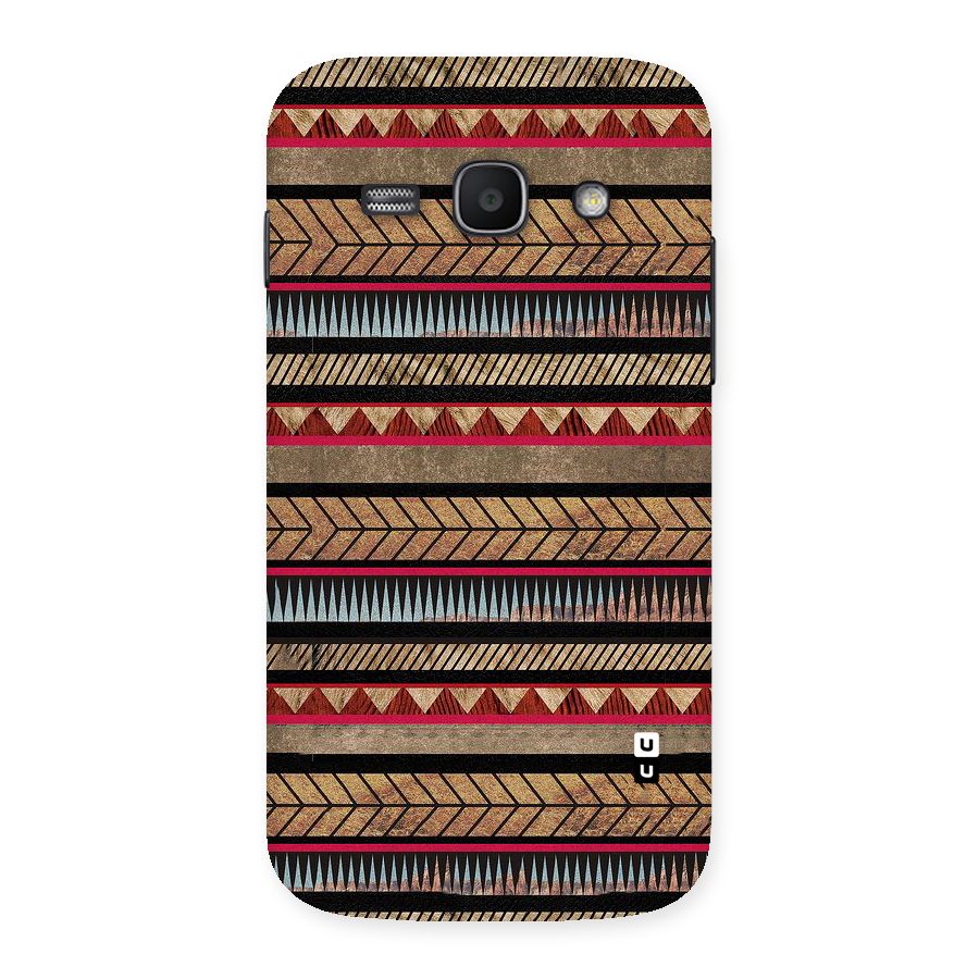 Red Indie Pattern Back Case for Galaxy Ace 3