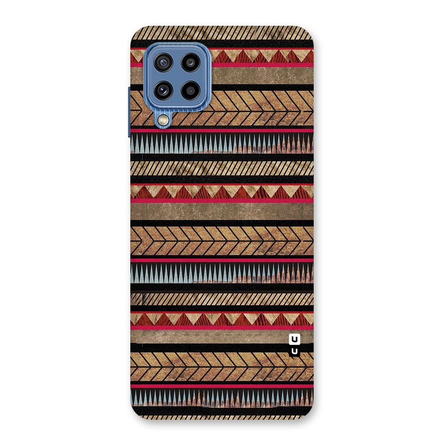 Red Indie Pattern Back Case for Galaxy M32