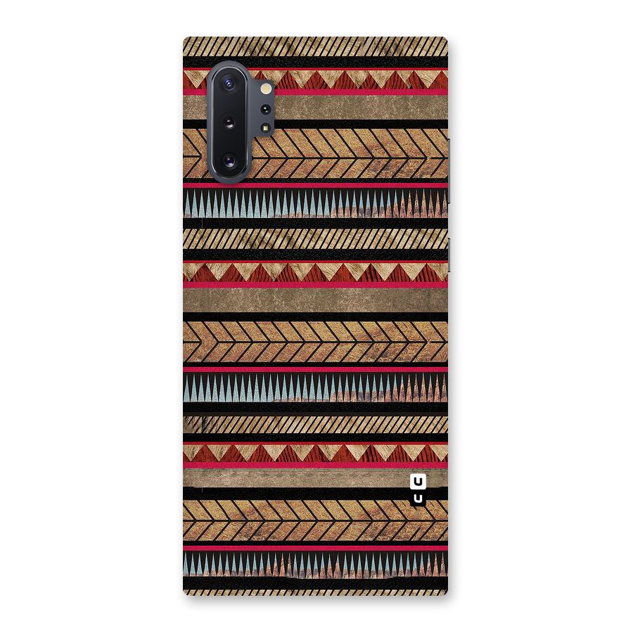 Red Indie Pattern Back Case for Galaxy Note 10 Plus