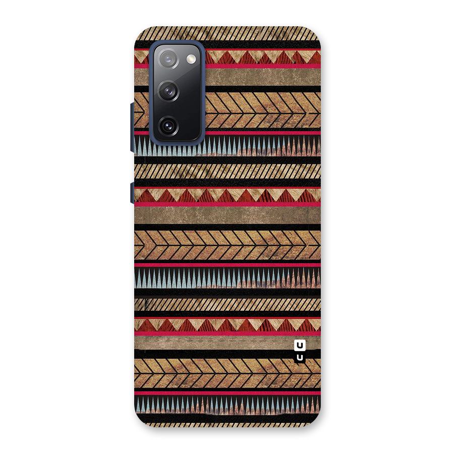 Red Indie Pattern Back Case for Galaxy S20 FE