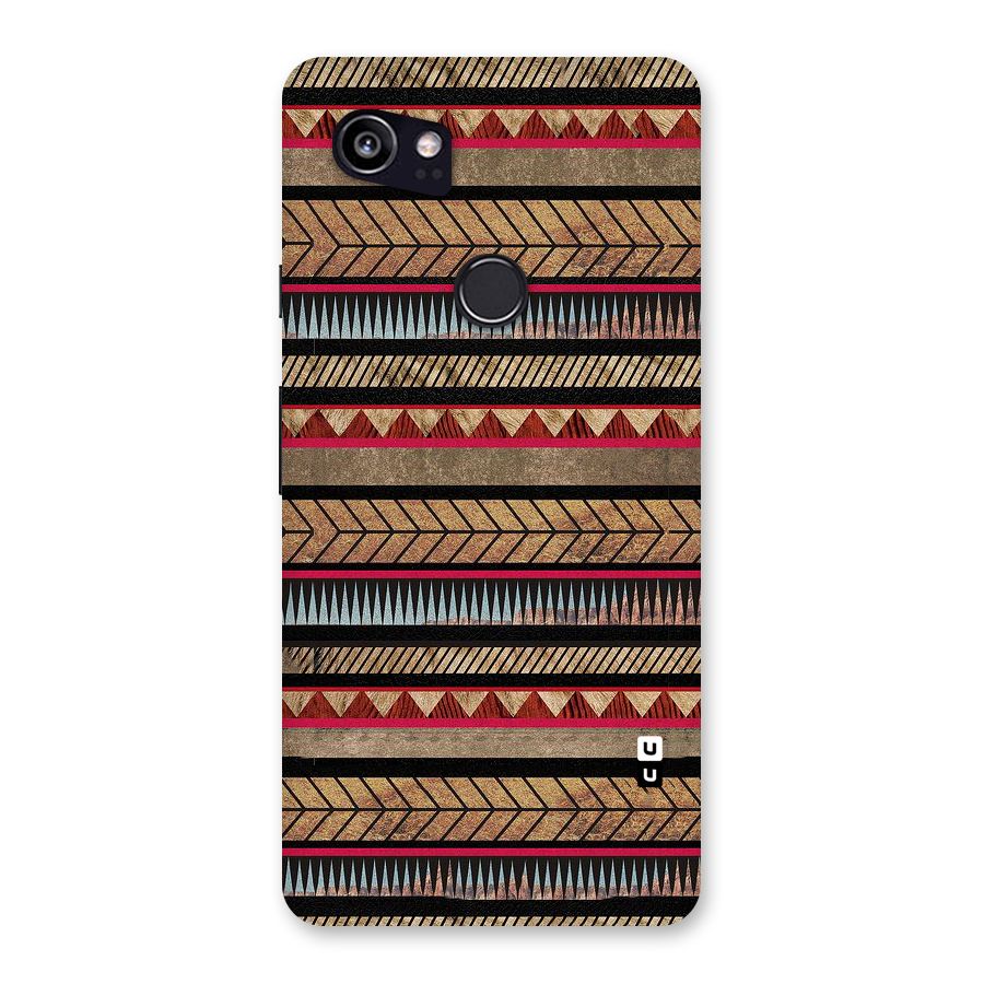 Red Indie Pattern Back Case for Google Pixel 2 XL