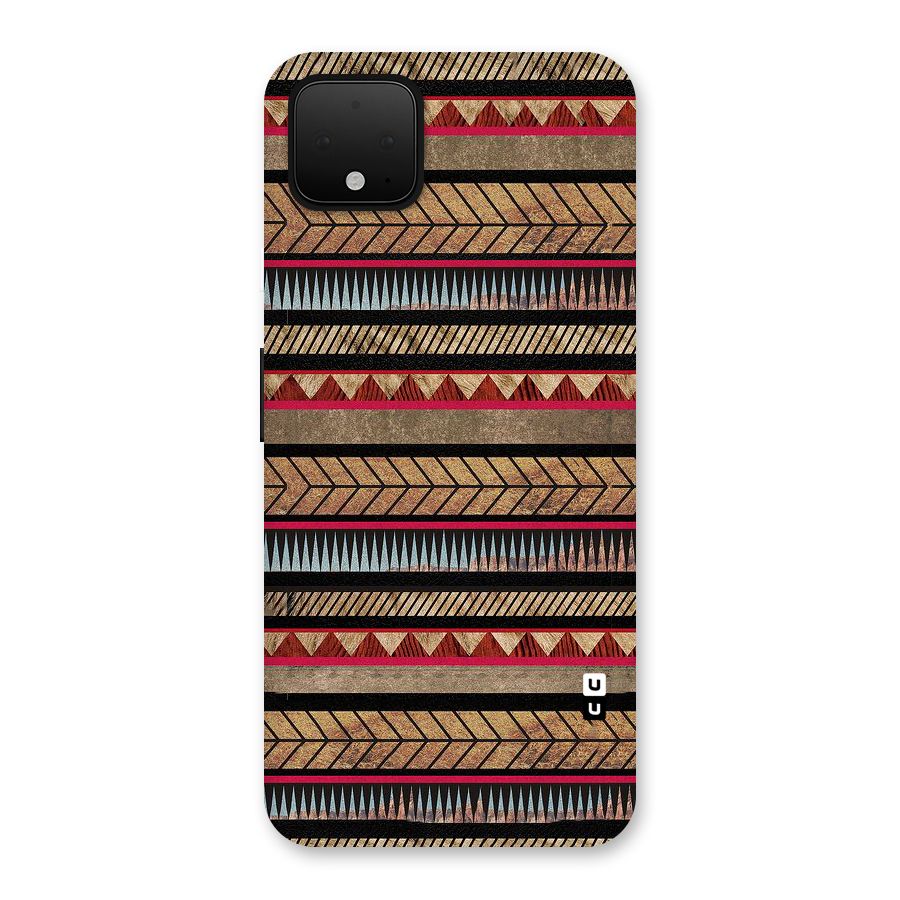 Red Indie Pattern Back Case for Google Pixel 4 XL