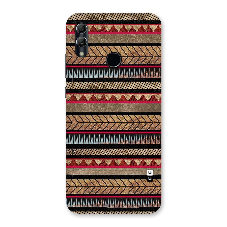 Red Indie Pattern Back Case for Honor 10 Lite