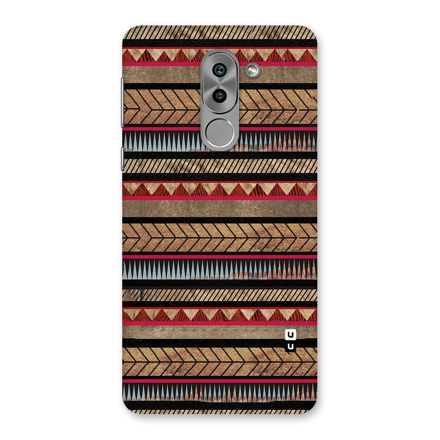 Red Indie Pattern Back Case for Honor 6X