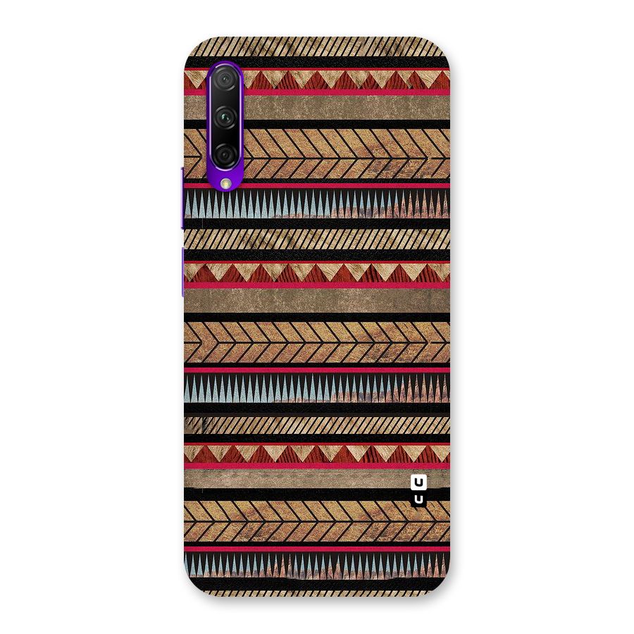 Red Indie Pattern Back Case for Honor 9X Pro