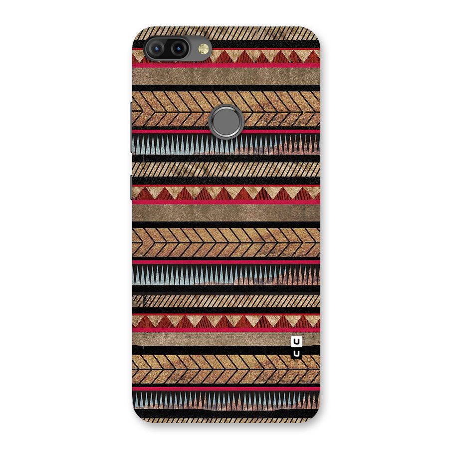 Red Indie Pattern Back Case for Infinix Hot 6 Pro