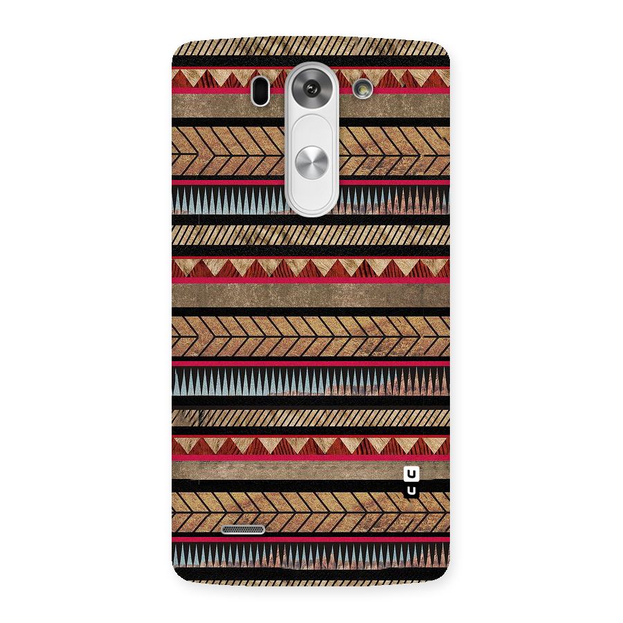 Red Indie Pattern Back Case for LG G3 Mini
