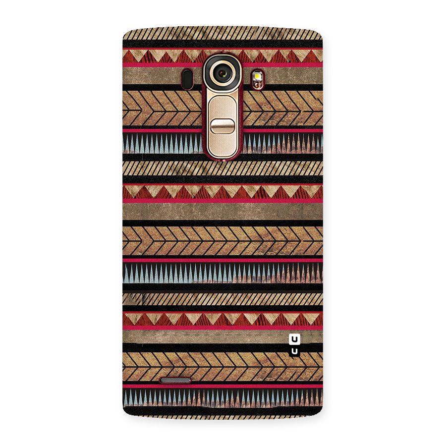 Red Indie Pattern Back Case for LG G4