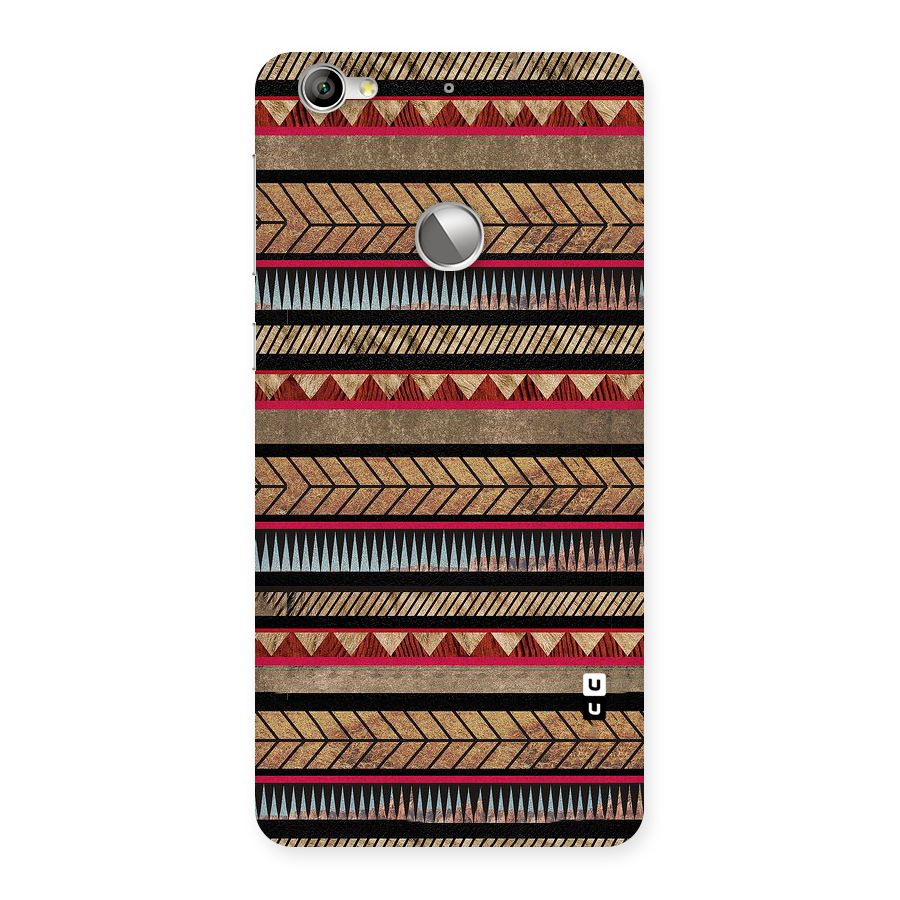 Red Indie Pattern Back Case for LeTV Le 1s
