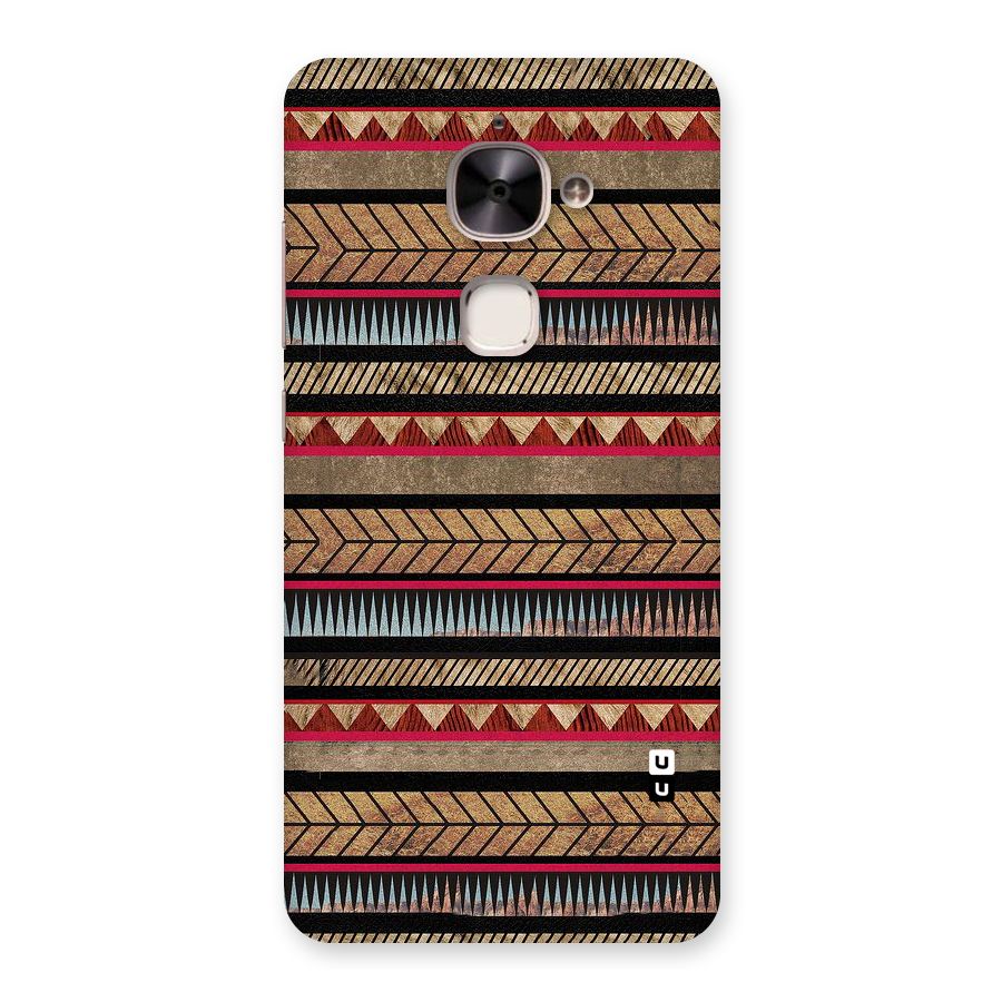 Red Indie Pattern Back Case for Le 2