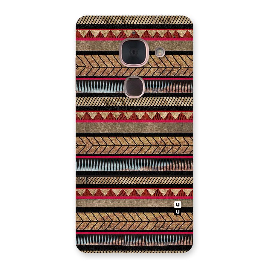 Red Indie Pattern Back Case for Le Max 2