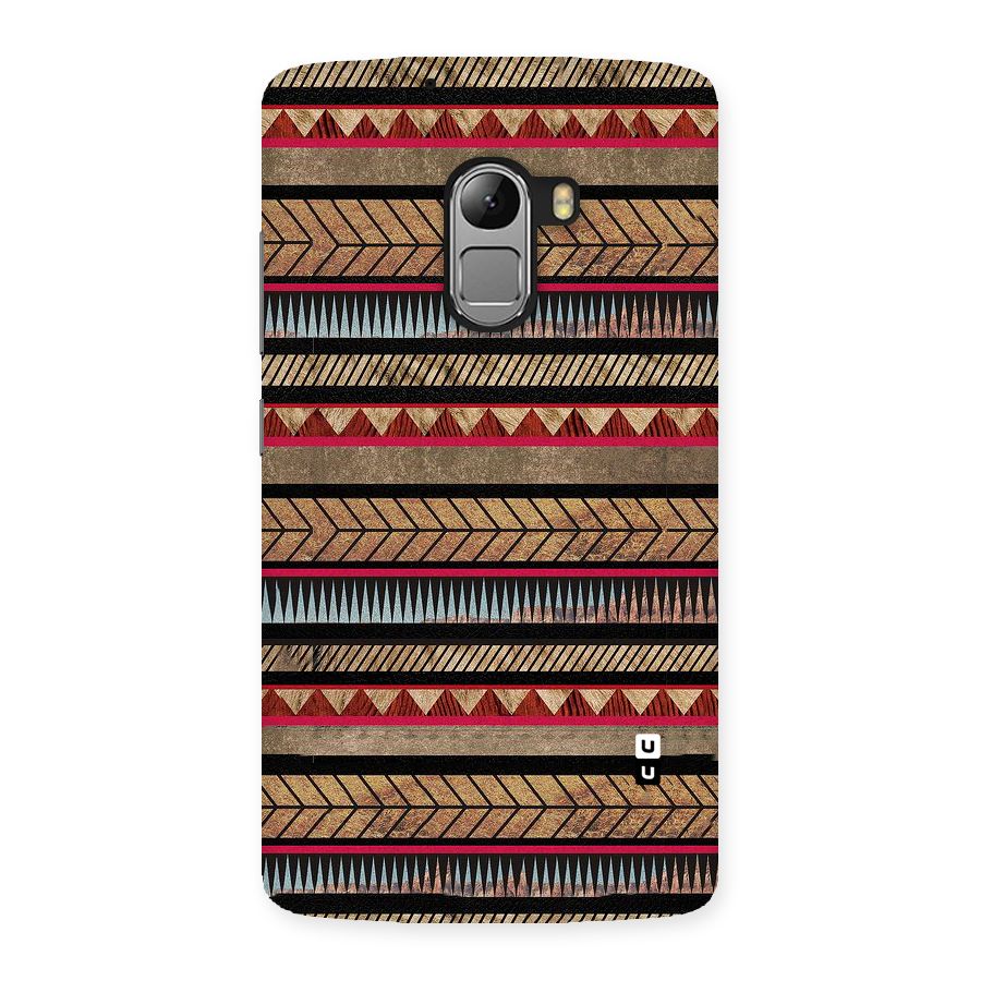 Red Indie Pattern Back Case for Lenovo K4 Note
