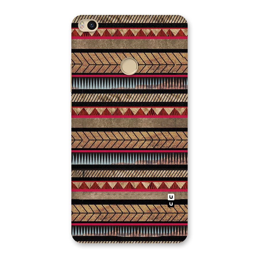Red Indie Pattern Back Case for Mi Max 2