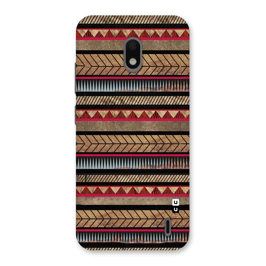 Red Indie Pattern Back Case for Nokia 2.2