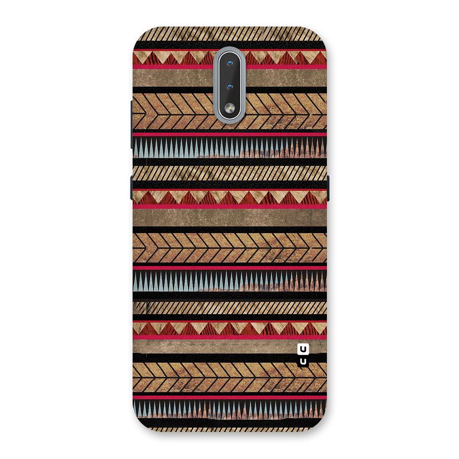 Red Indie Pattern Back Case for Nokia 2.3