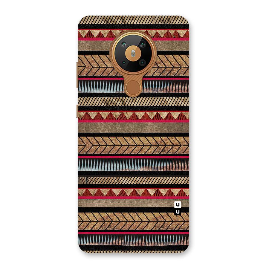 Red Indie Pattern Back Case for Nokia 5.3