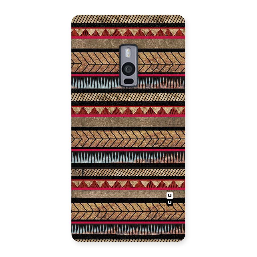 Red Indie Pattern Back Case for OnePlus Two