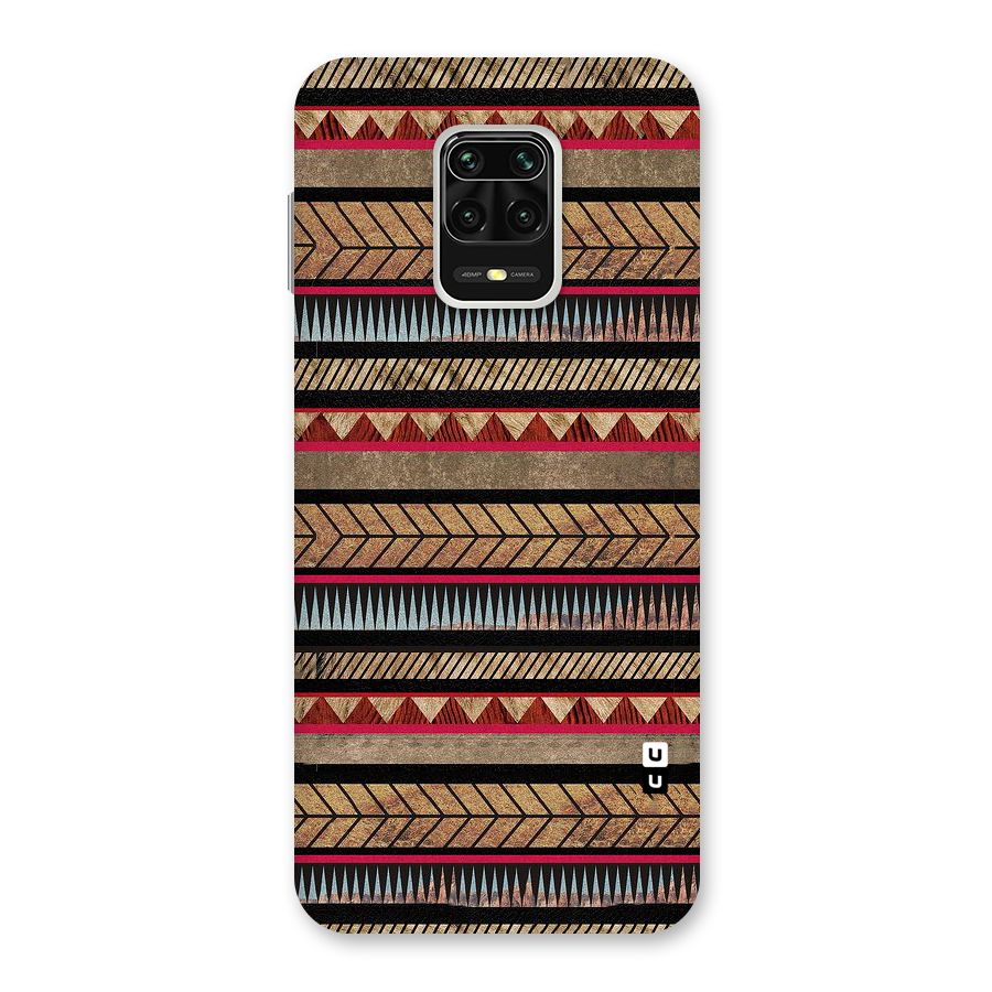 Red Indie Pattern Back Case for Poco M2 Pro