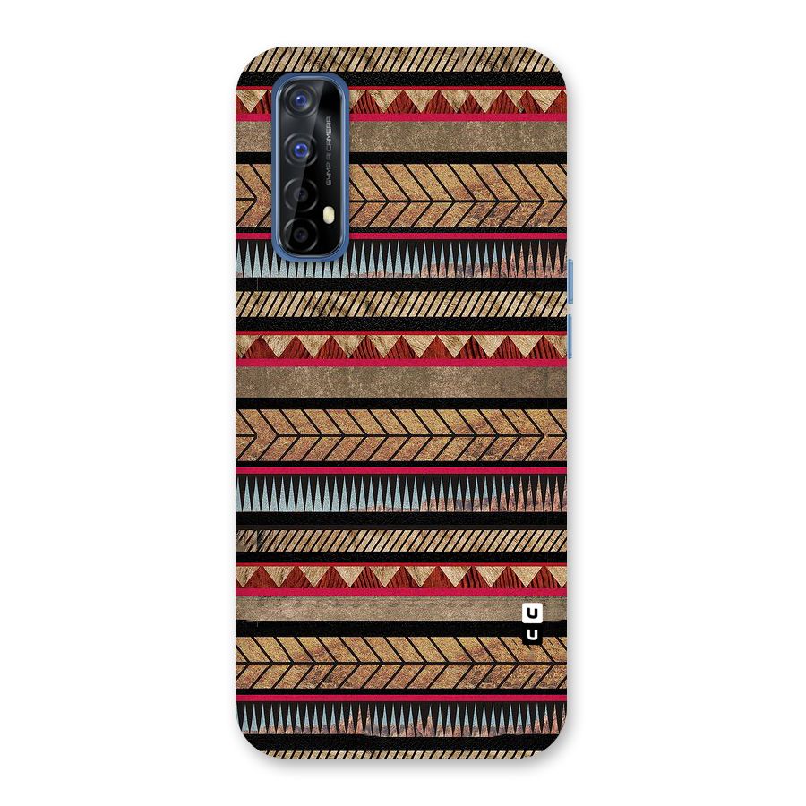 Red Indie Pattern Back Case for Realme 7