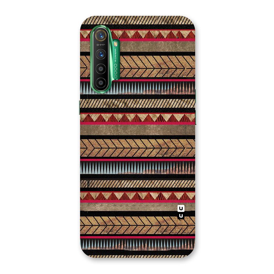 Red Indie Pattern Back Case for Realme X2