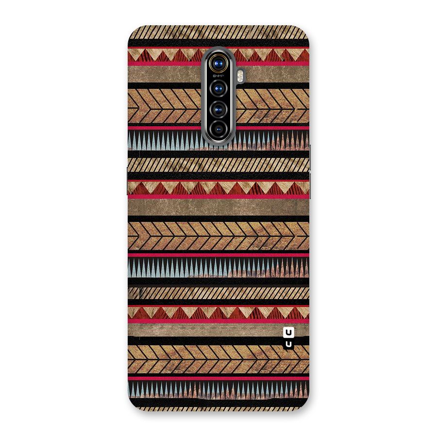 Red Indie Pattern Back Case for Realme X2 Pro
