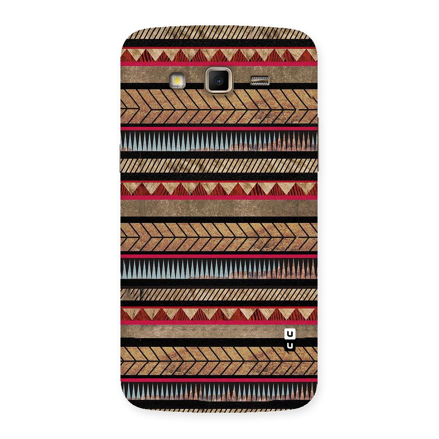 Red Indie Pattern Back Case for Samsung Galaxy Grand 2