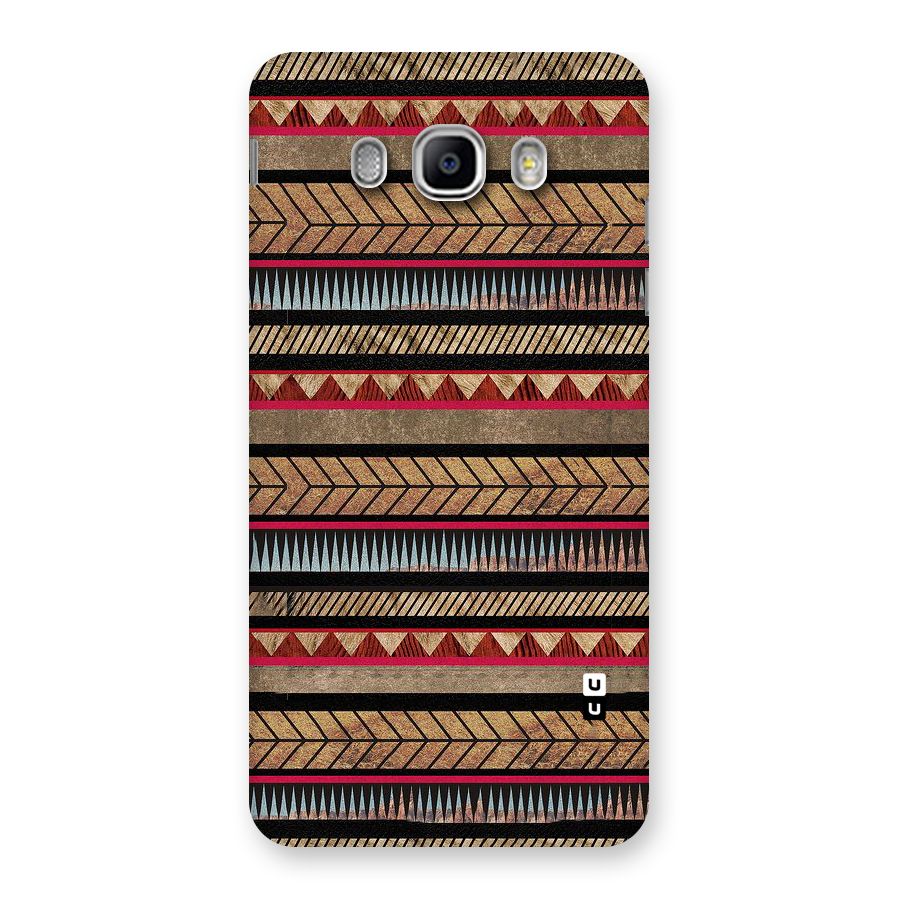 Red Indie Pattern Back Case for Samsung Galaxy J5 2016