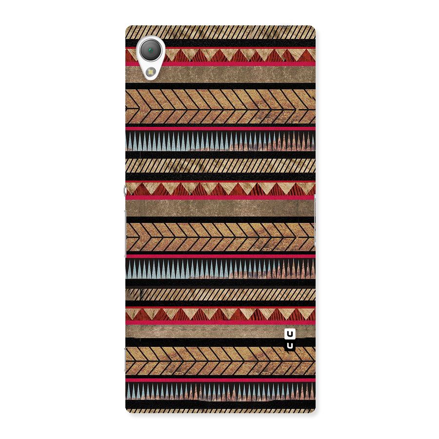 Red Indie Pattern Back Case for Sony Xperia Z3