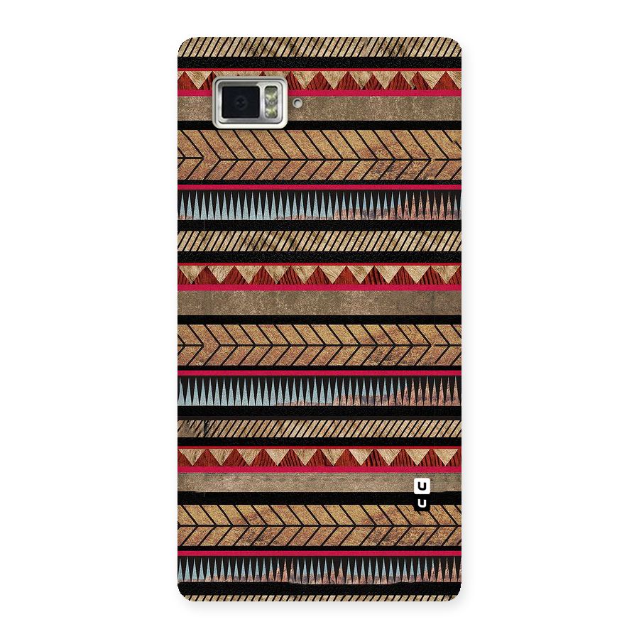 Red Indie Pattern Back Case for Vibe Z2 Pro K920